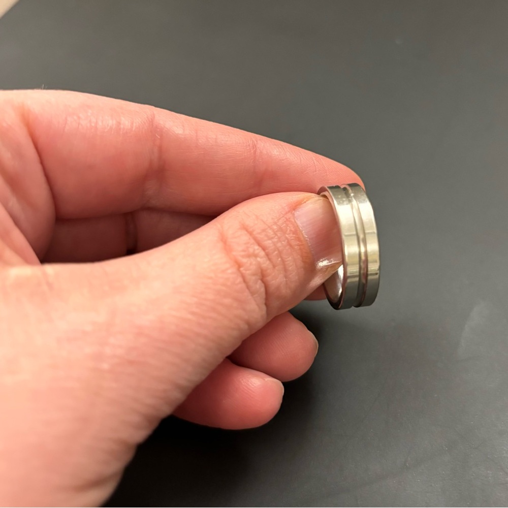 Stainless Steel Stackable Ring - Picture 2 of 2
